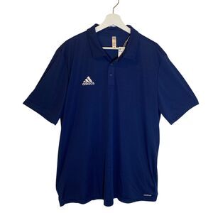 Adidas Entrada 22 Polo Shirt Men Size XL Blue Athleisure Sportwear NWT